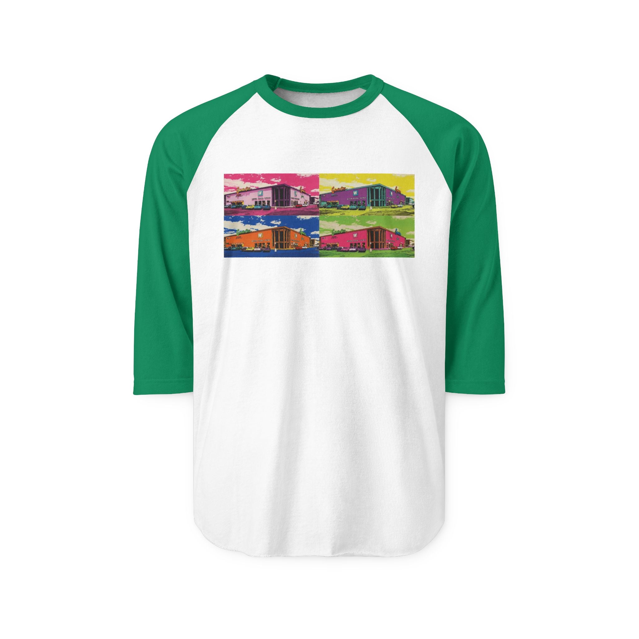 CINDERELLA CITY MALL COLLAGE | Retro Baseball Tee