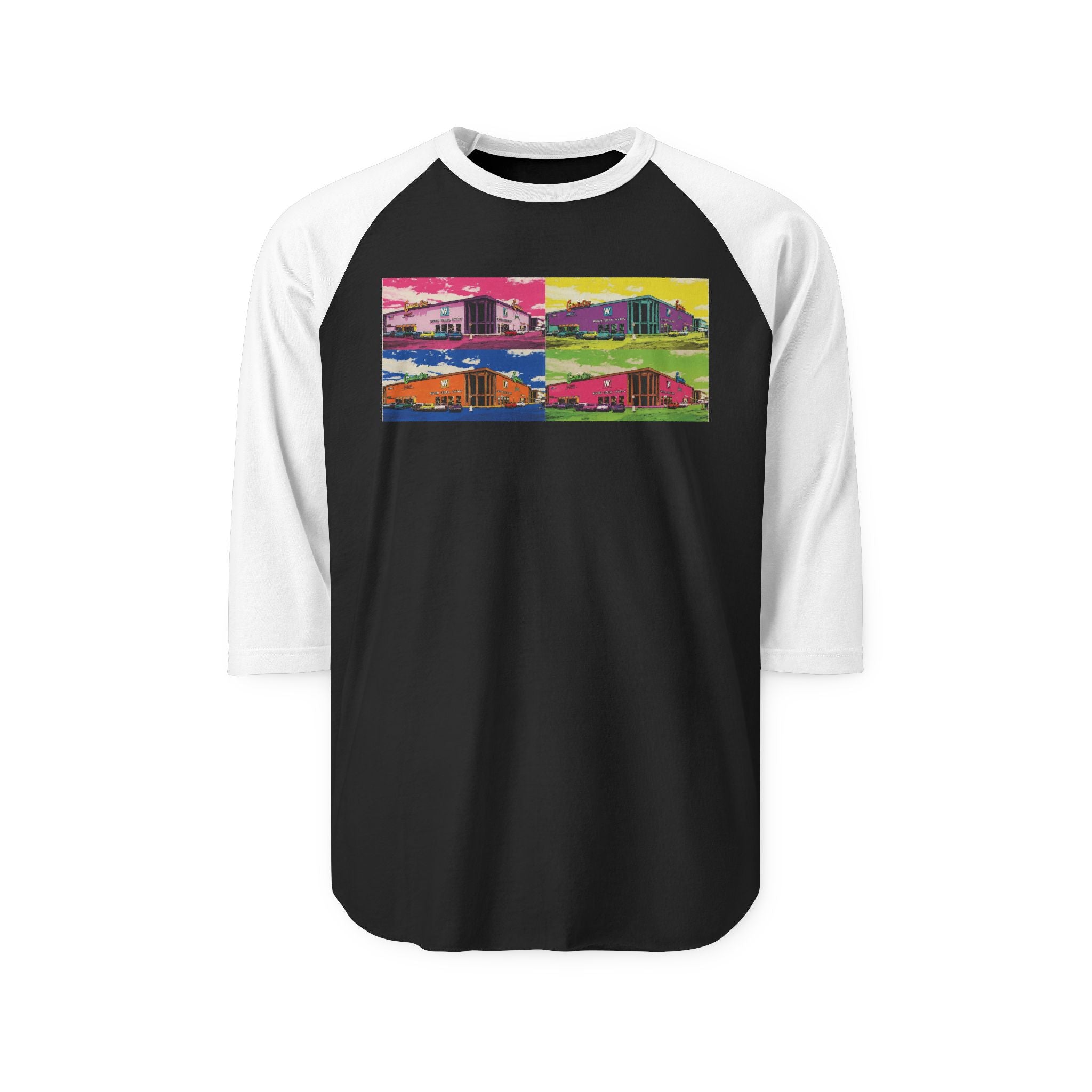 CINDERELLA CITY MALL COLLAGE | Retro Baseball Tee