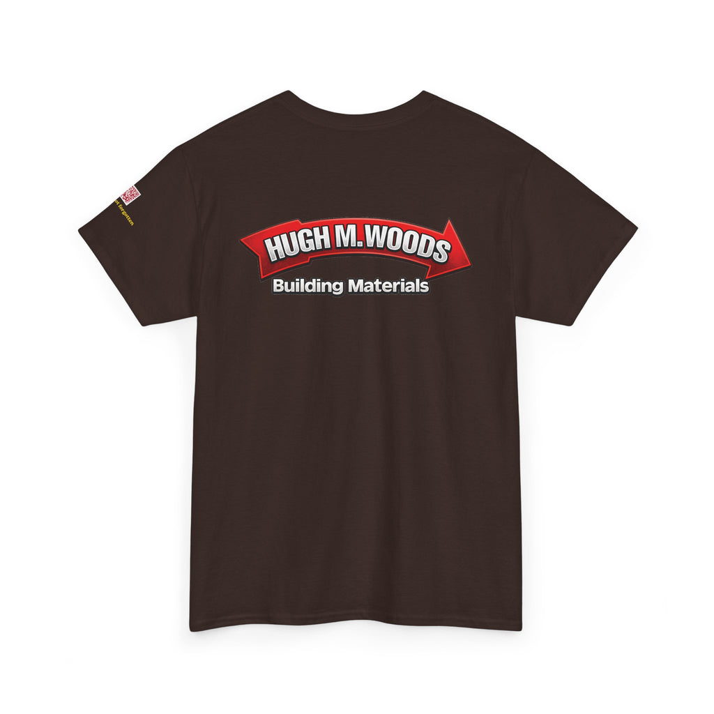 HUGH M WOODS logo - vintage Metro Denver gear