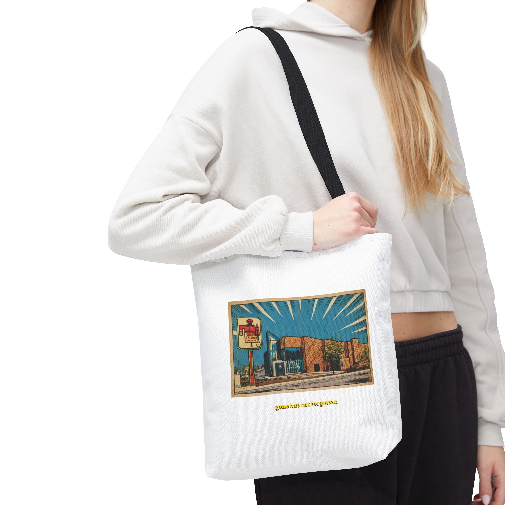 Organ Grinder (comic style) Tote