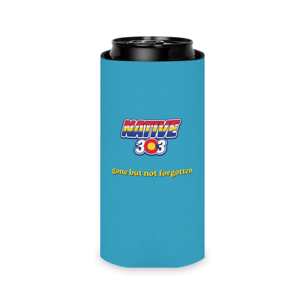 Blue Parrot Can Cooler —  Native303 Vintage Denver