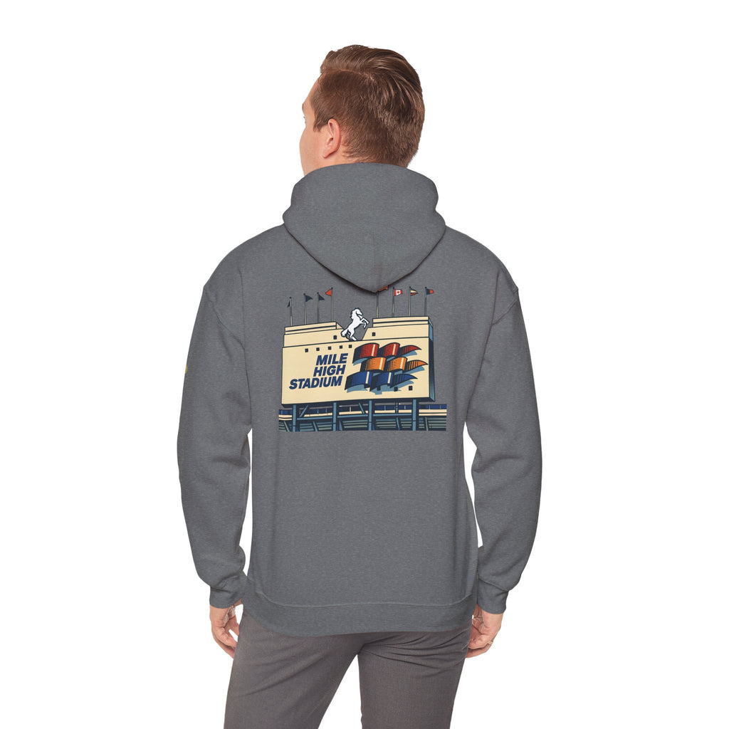 MILE HIGH STADIUM | Unisex Heavy Blend™ Hooded Sweatshirt