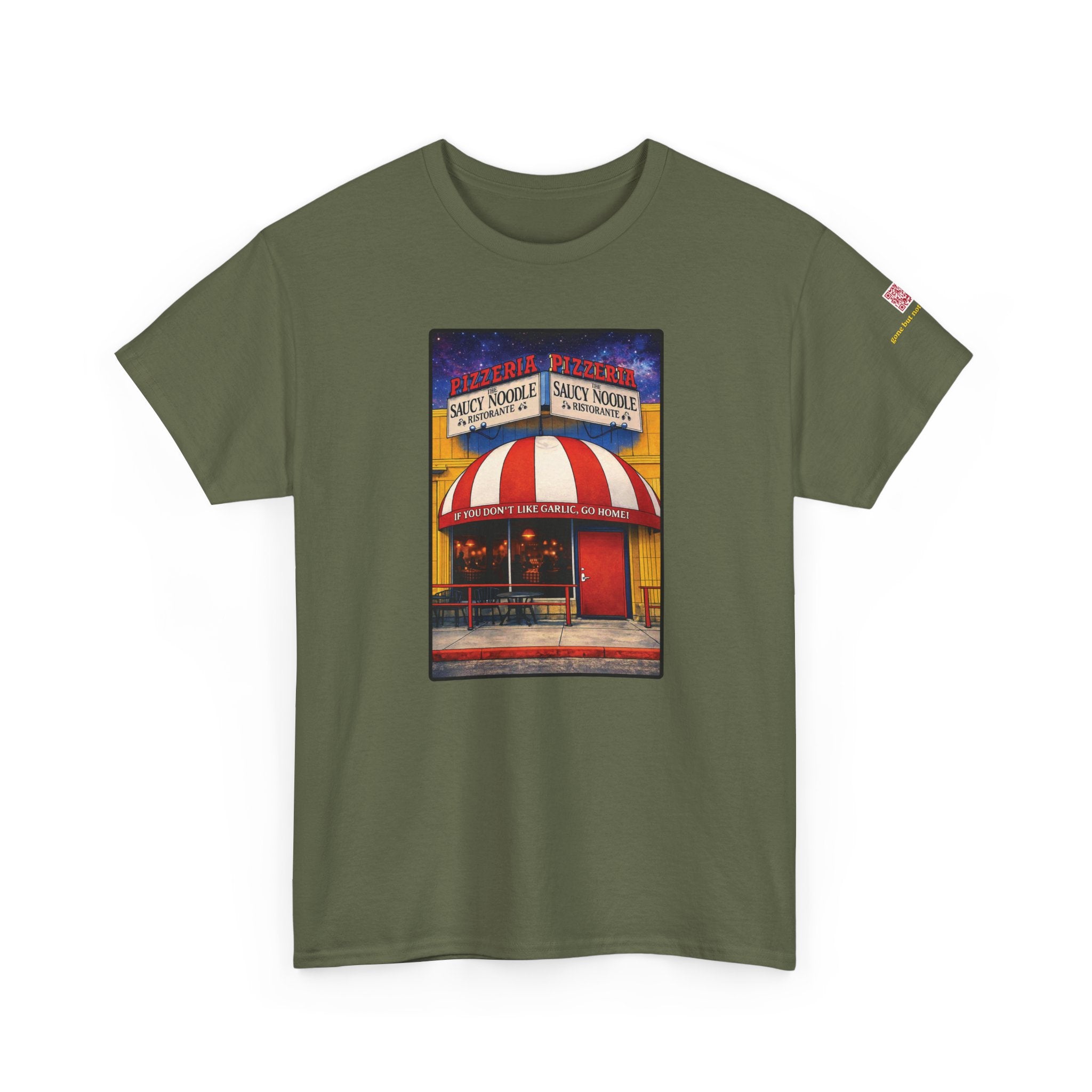 The Saucy Noodle - Garlic - vintage Denver gear
