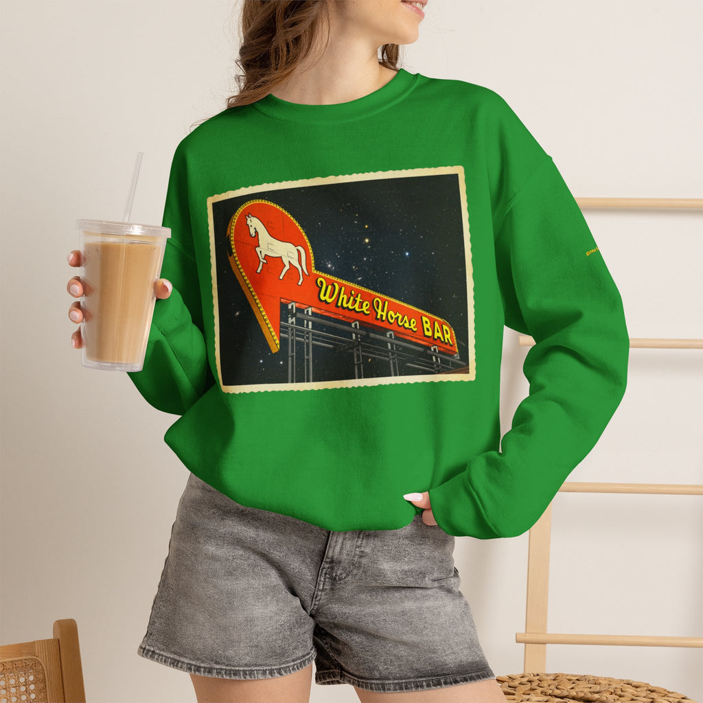 White Horse Bar sign | Native303 Sweatshirt