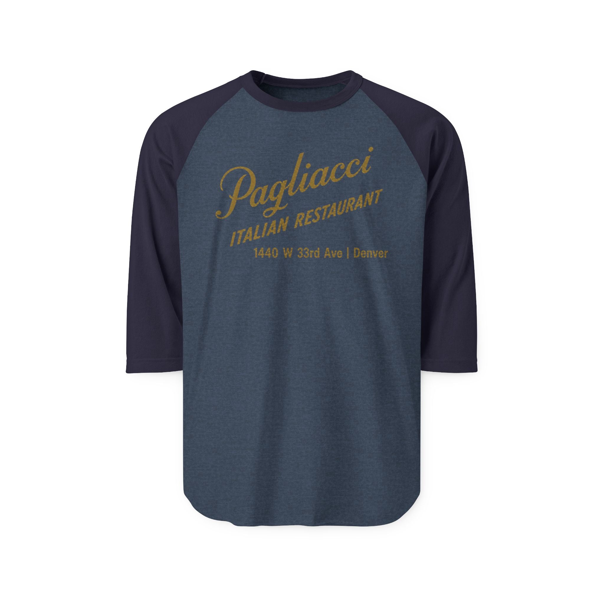 PAGLIACCI Italian restaurant - Baseball Shirt