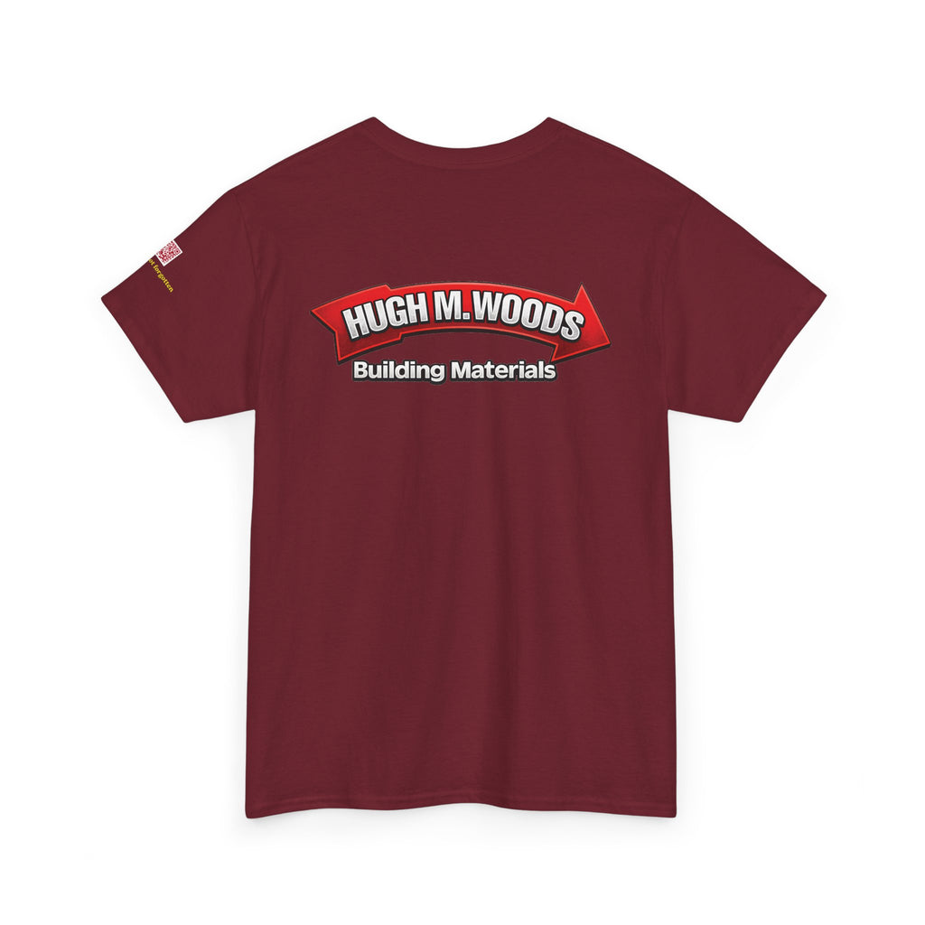 HUGH M WOODS logo - vintage Metro Denver gear