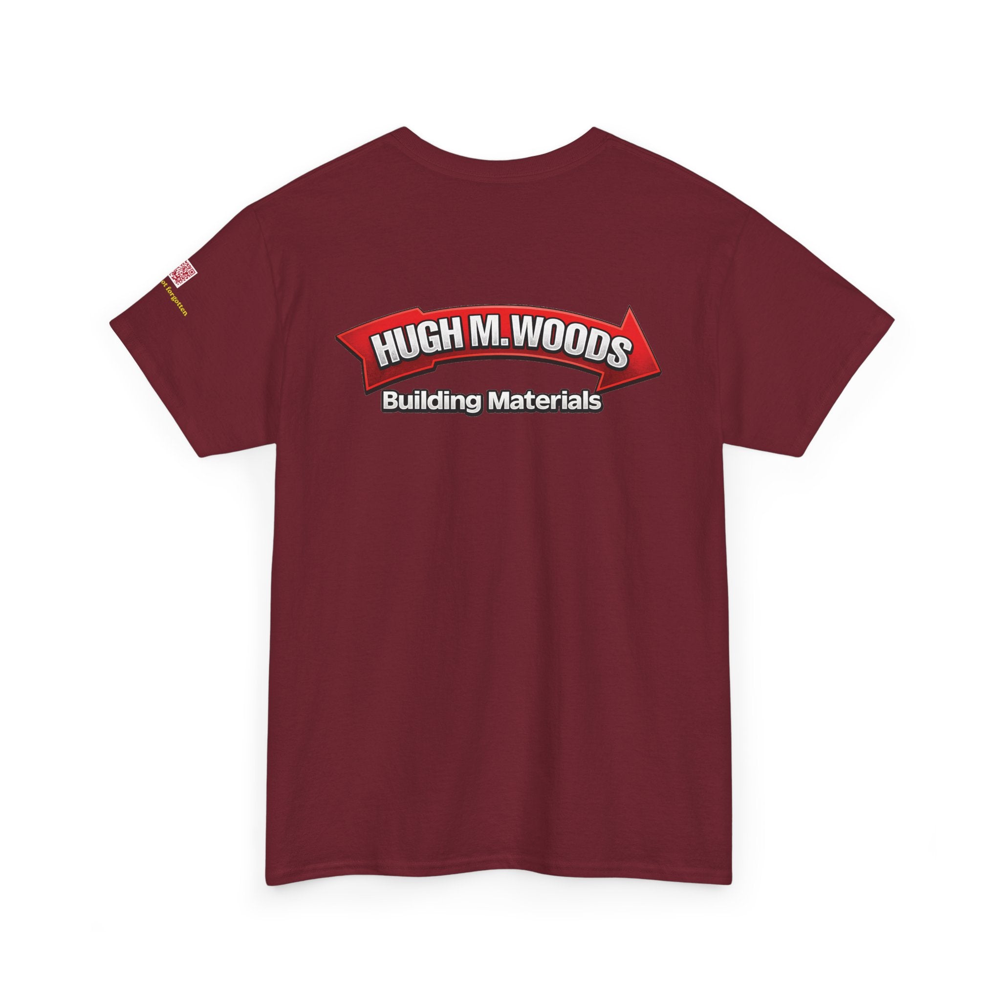 HUGH M WOODS logo - vintage Metro Denver gear