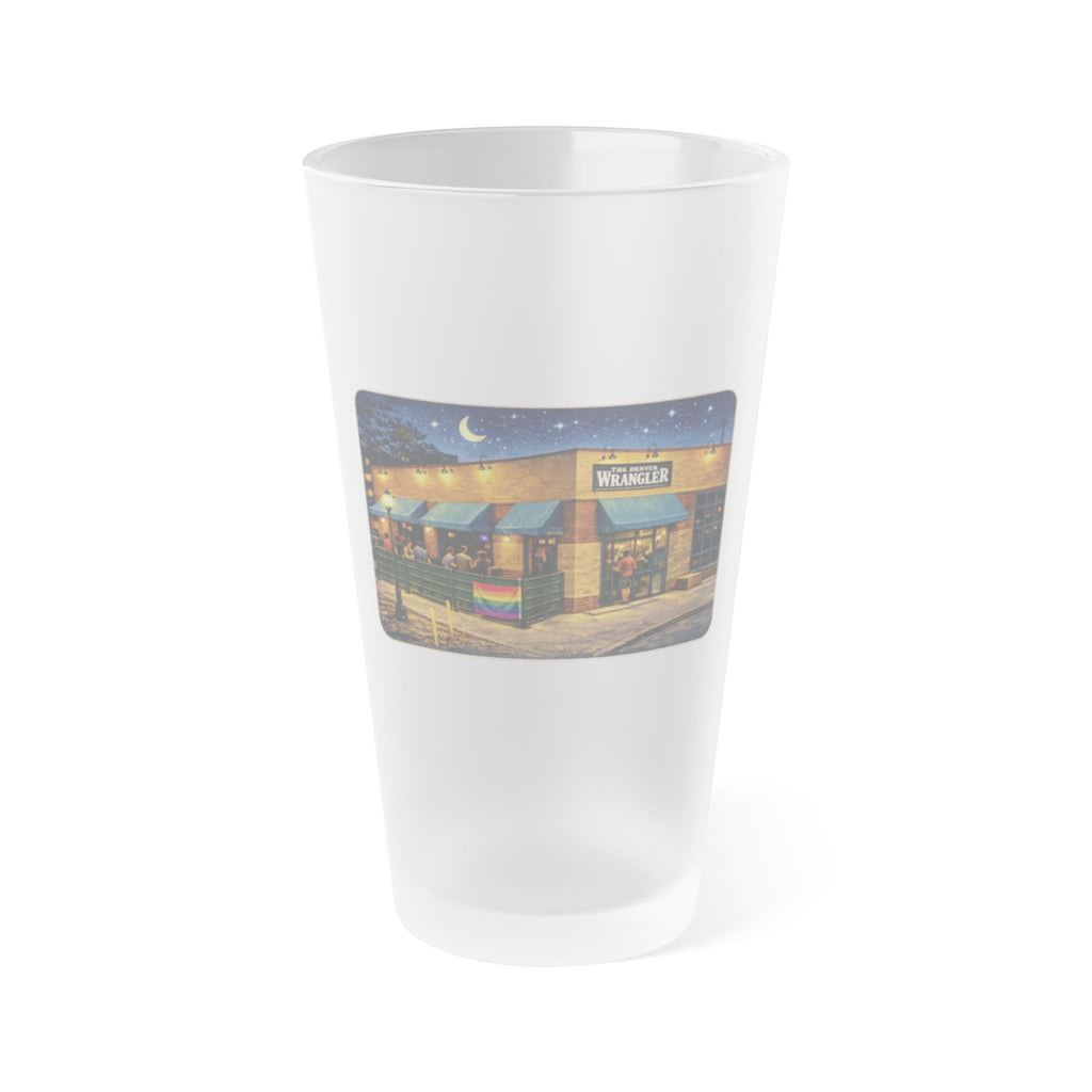 THE DENVER WRANGLER | Frosted Pint Glass 16oz