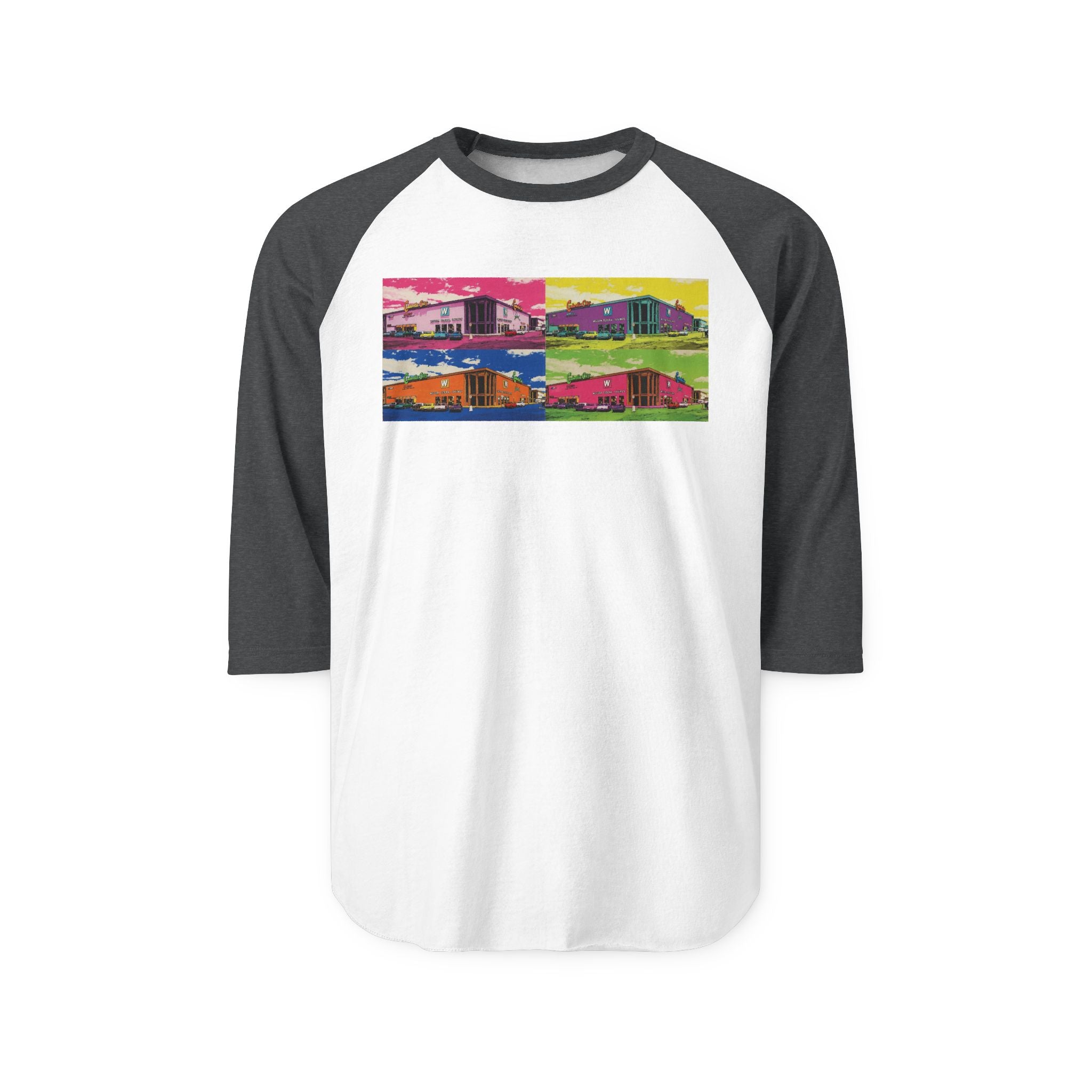 CINDERELLA CITY MALL COLLAGE | Retro Baseball Tee