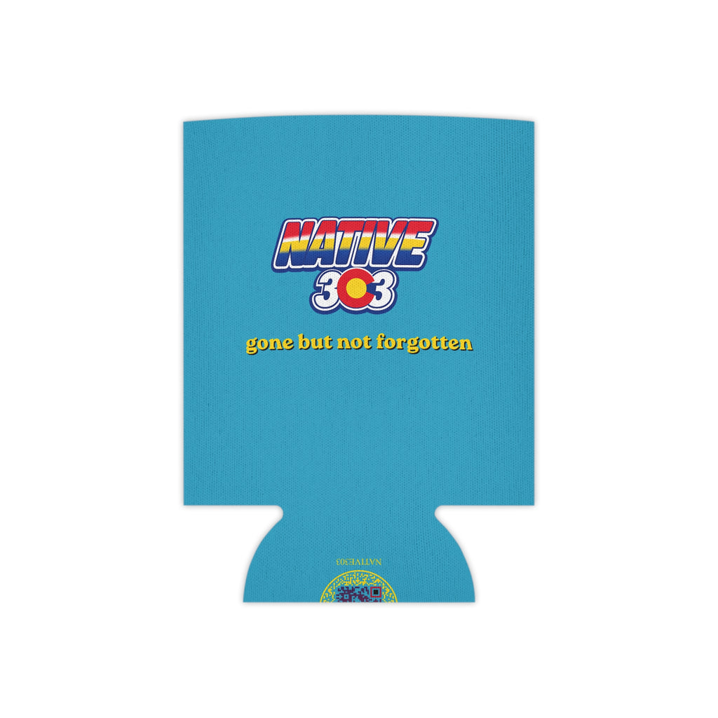 Blue Parrot Can Cooler —  Native303 Vintage Denver