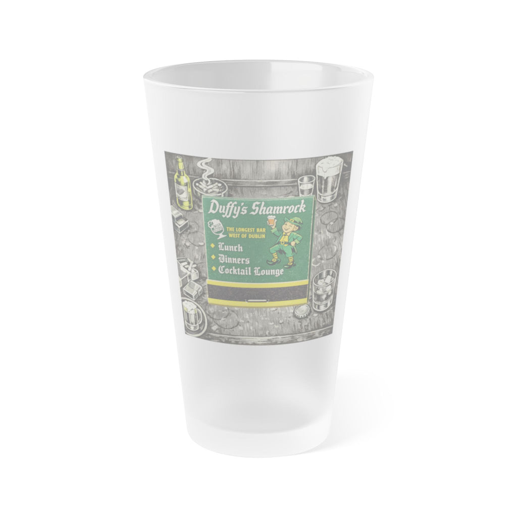 DUFFY'S SHAMROCK (NEW SKOOL) - HAPPY HOUR | Frosted Pint Glass 16oz