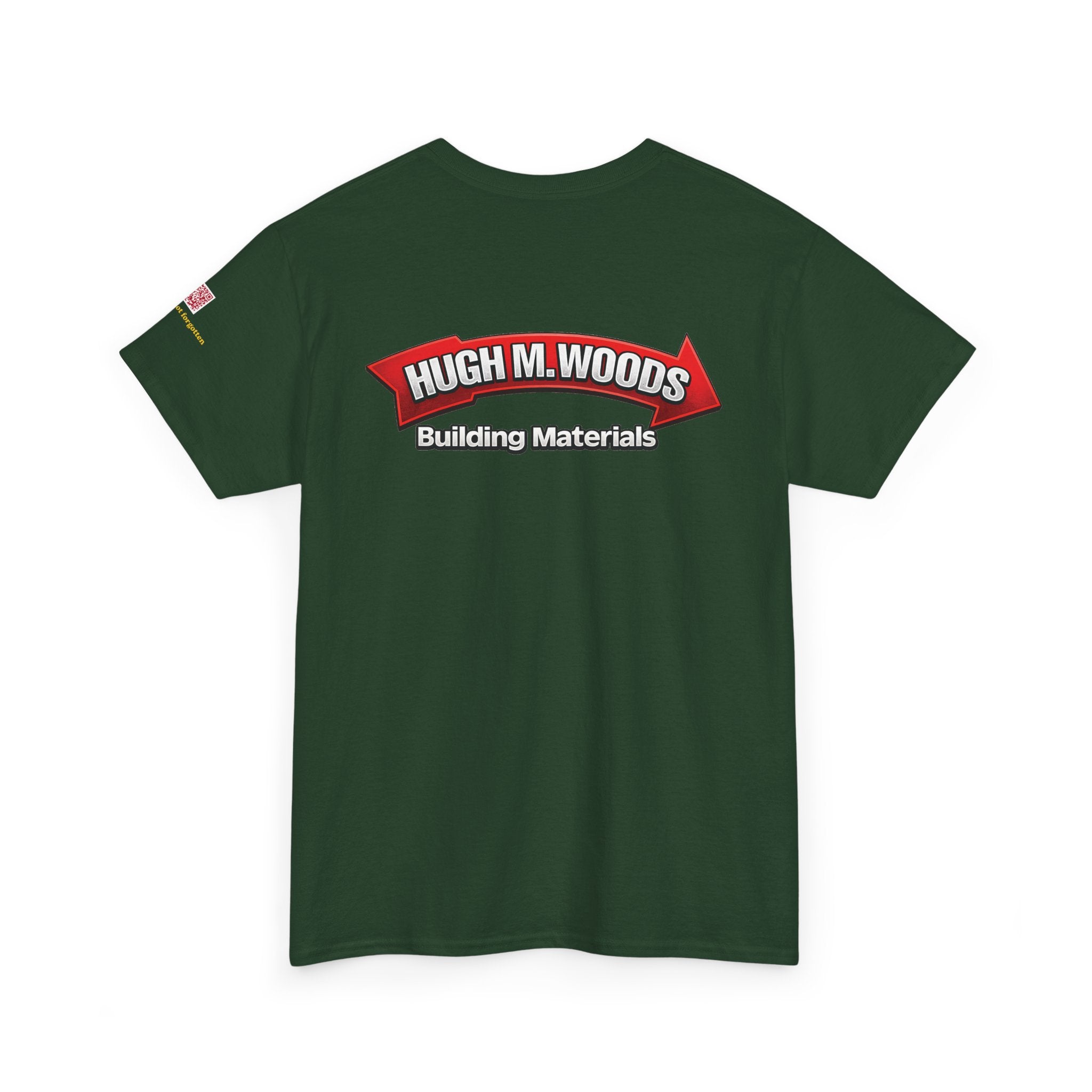 HUGH M WOODS logo - vintage Metro Denver gear