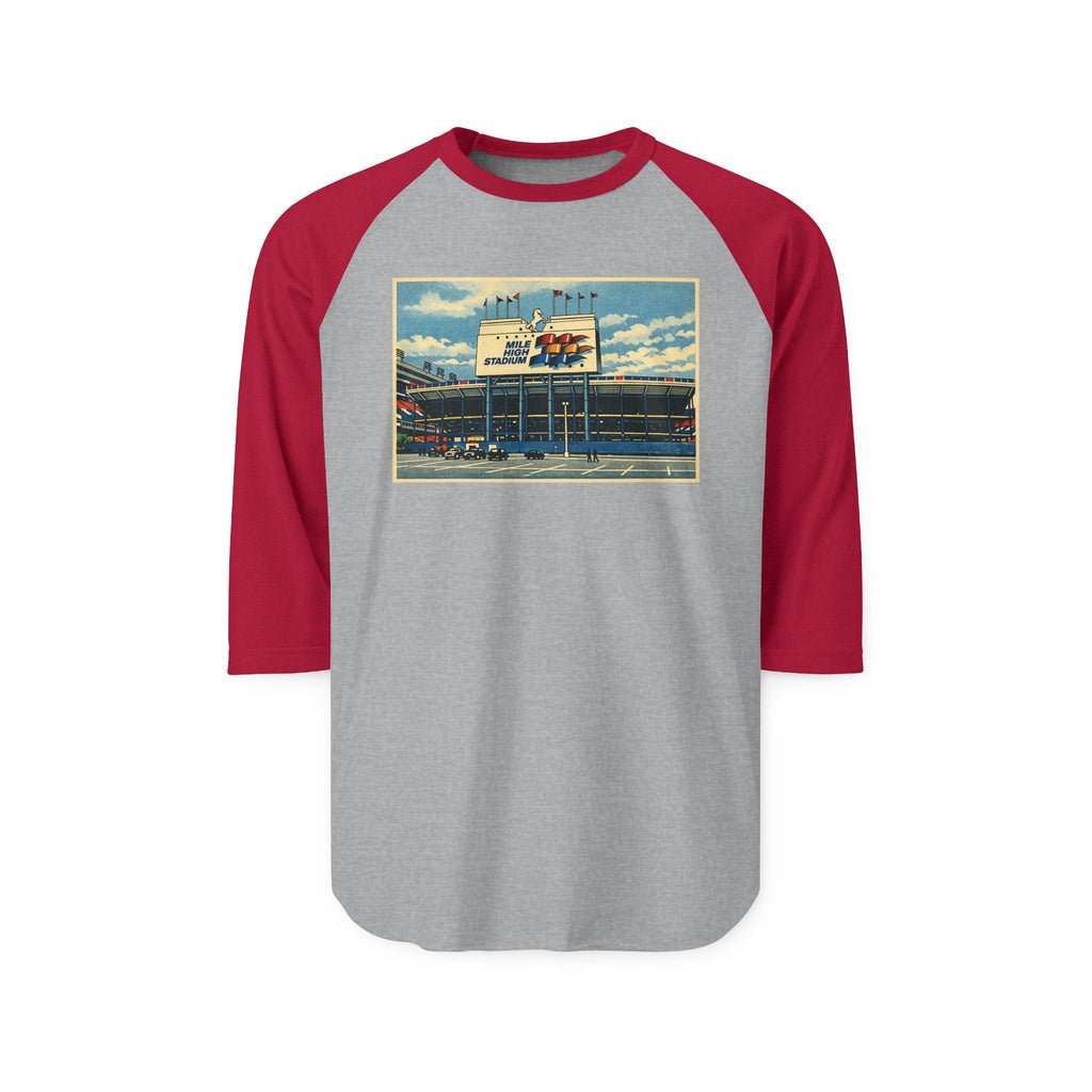 MILE HIGH STADIUM | Retro Baseball Tee
