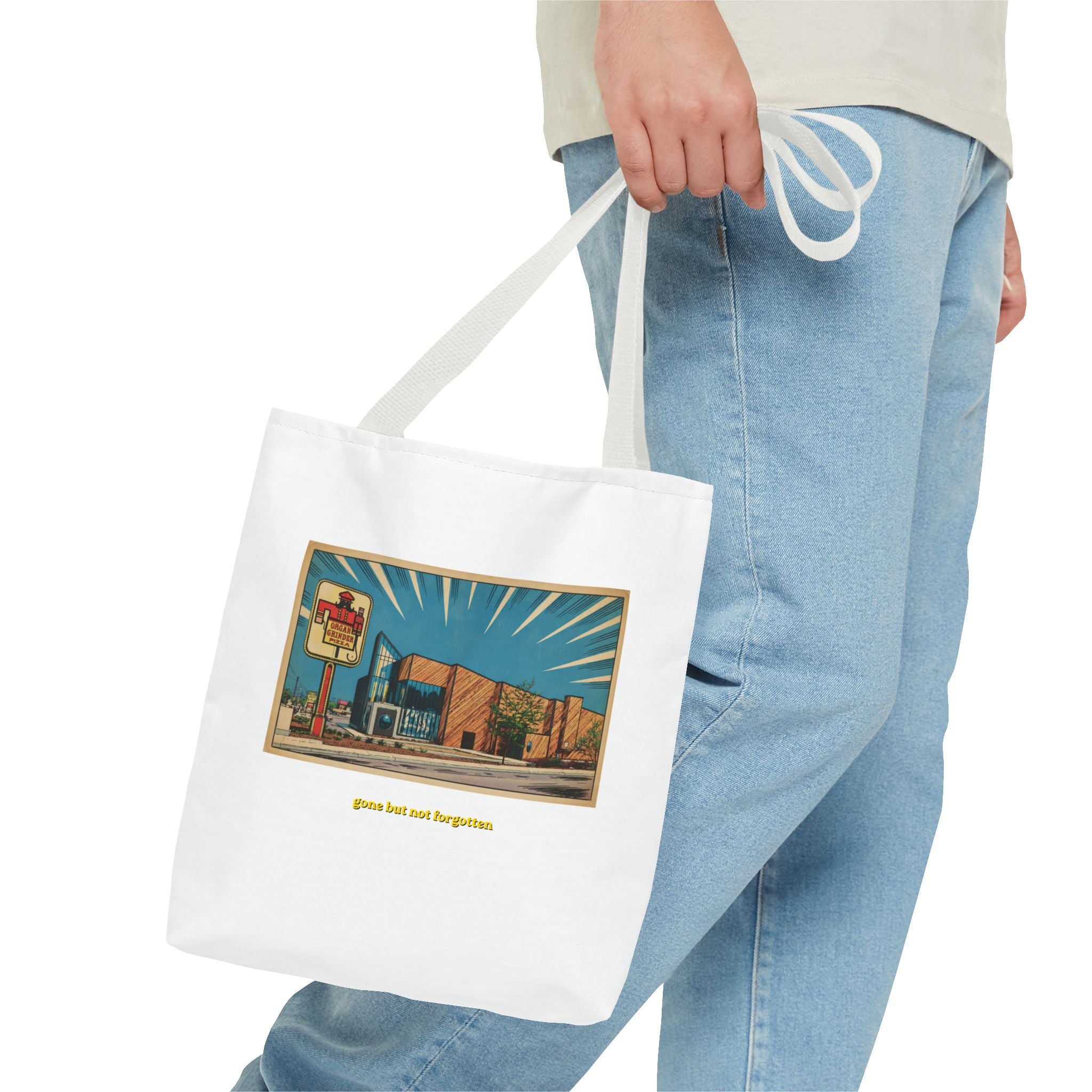 Organ Grinder (comic style) Tote