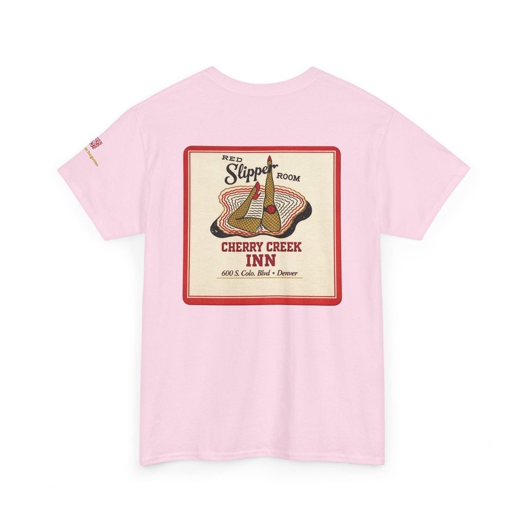 CHERRY CREEK INN - RED SLIPPER - vintage Denver gear