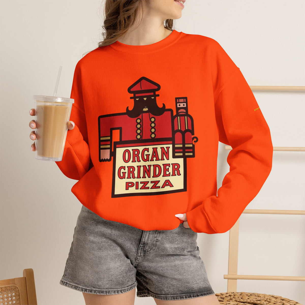 Organ Grinder - comics style | Native303 Sweatshirt