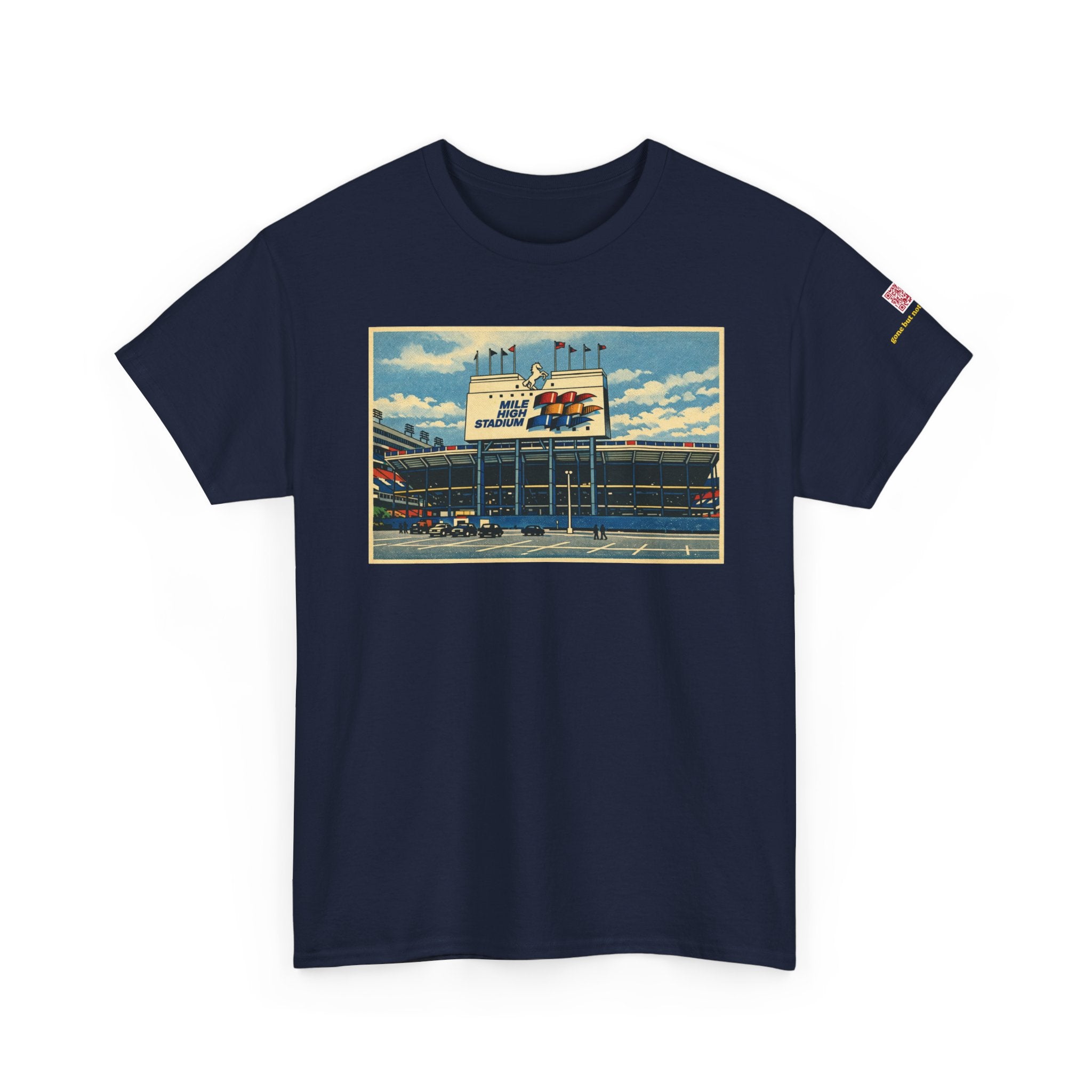 Mile High Stadium - retro pop-art imagining - vintage Denver gear