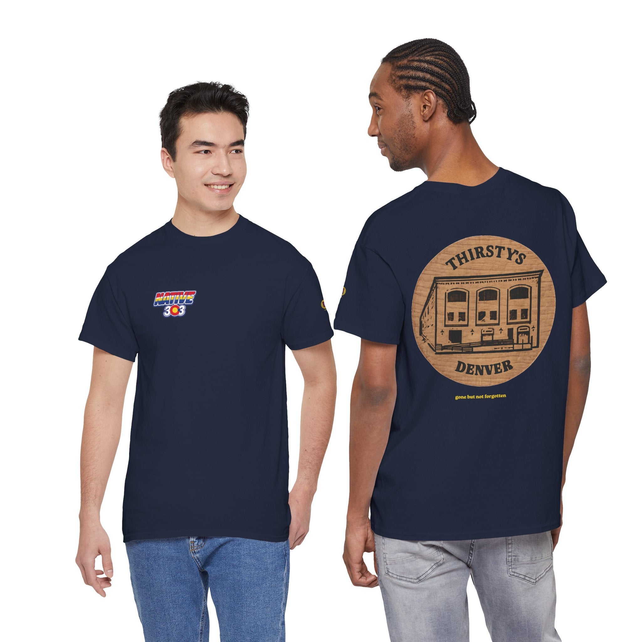 THIRSTY'S token - vintage Denver gear