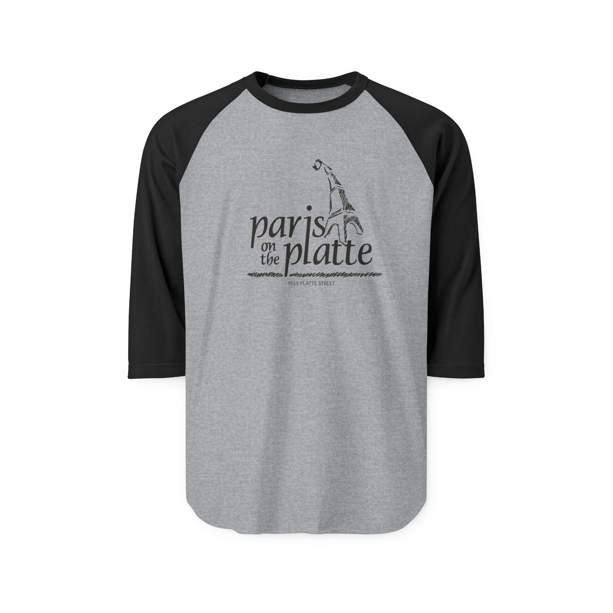 PARIS ON THE PLATTE | Retro Baseball Tee