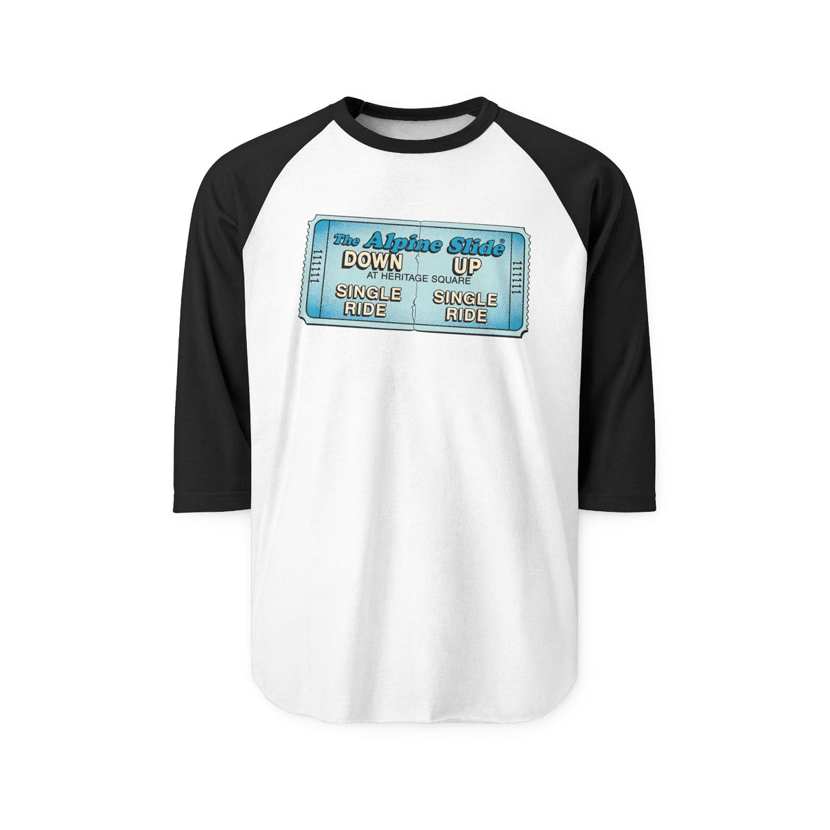 Alpine Slide at Heritage Square | Retro Baseball Tee