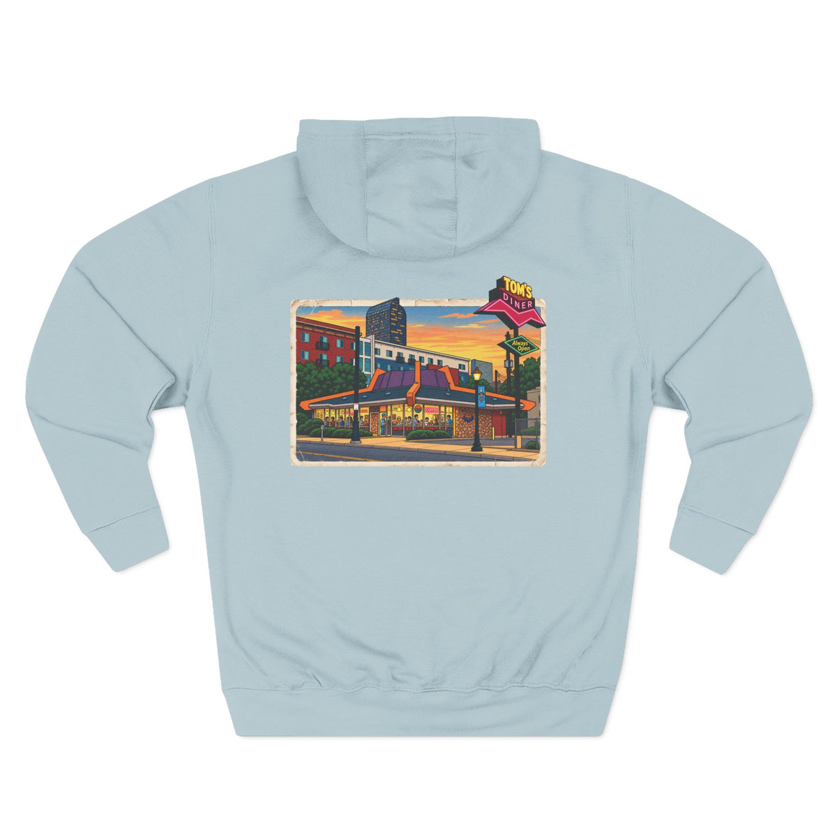 TOM'S DINER cartoon style - Hoodie