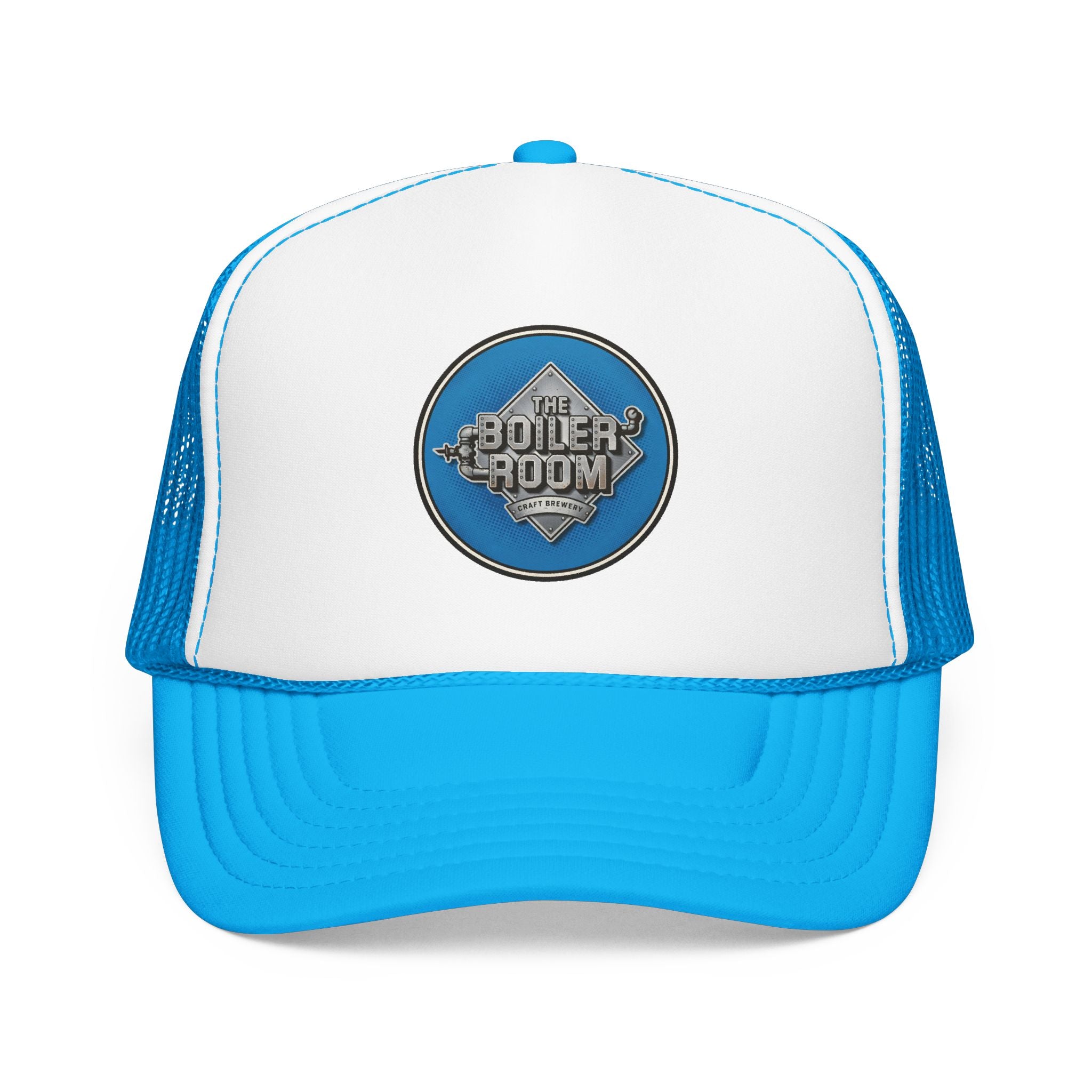 Boiler Room Trucker Hat — Vintage Sailboat Foam Cap