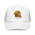 Marina Landing Trucker Hat — Vintage Sailboat Foam Cap