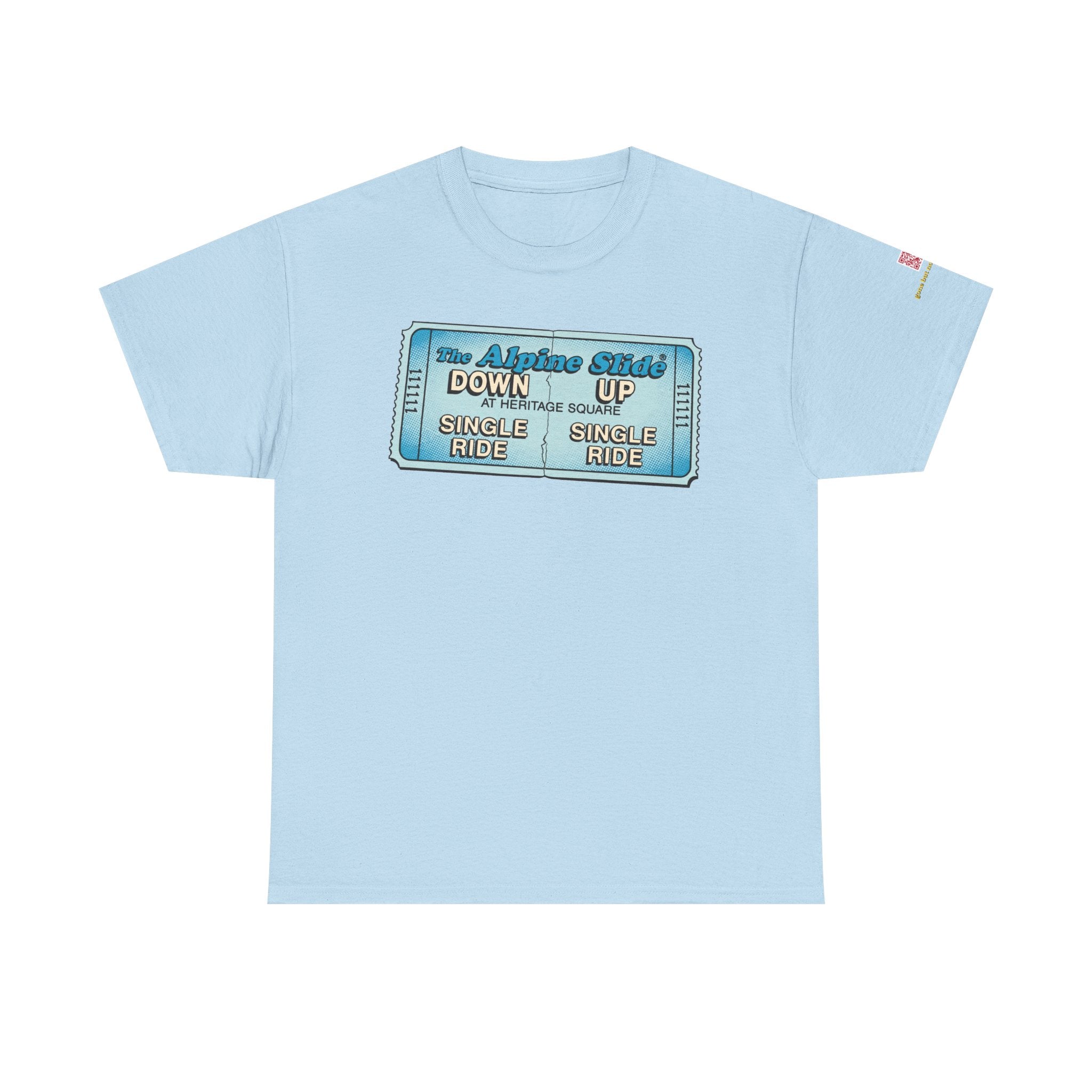 Alpine Slide comic style design- vintage Denver gear