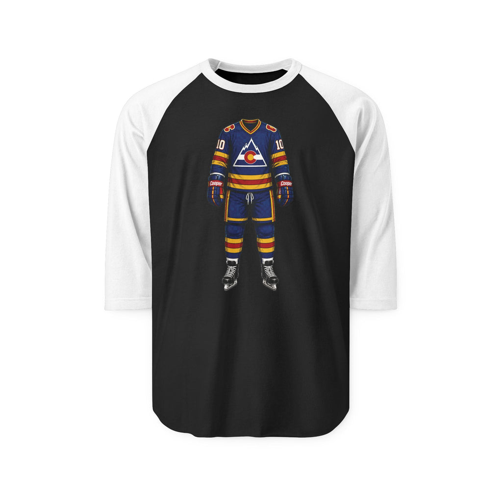 ROCKY HOCKEY | Vintge Denver Retro Baseball Tee