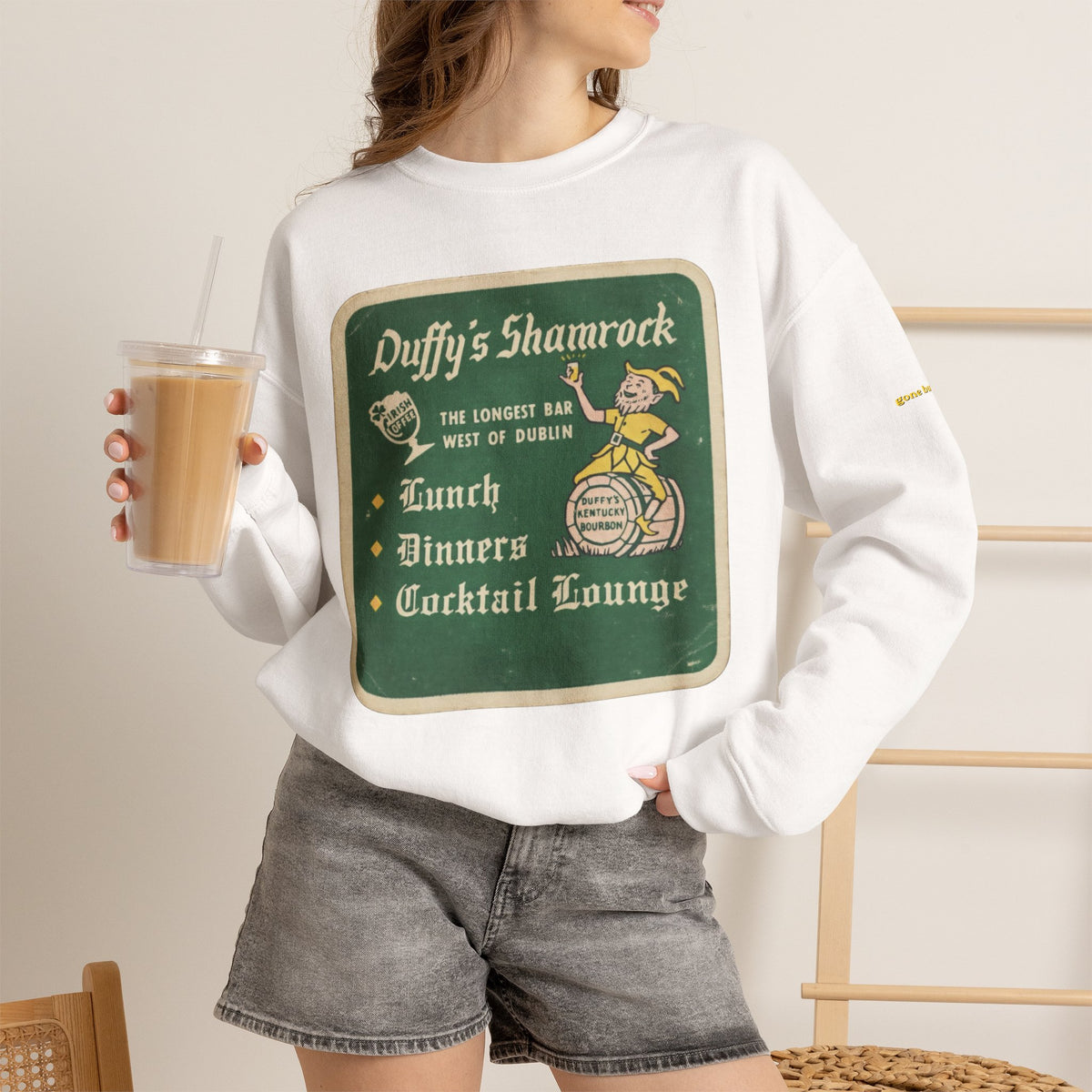 Duffys Shamrock Lounge old skool coaster | Native303 Sweatshirt