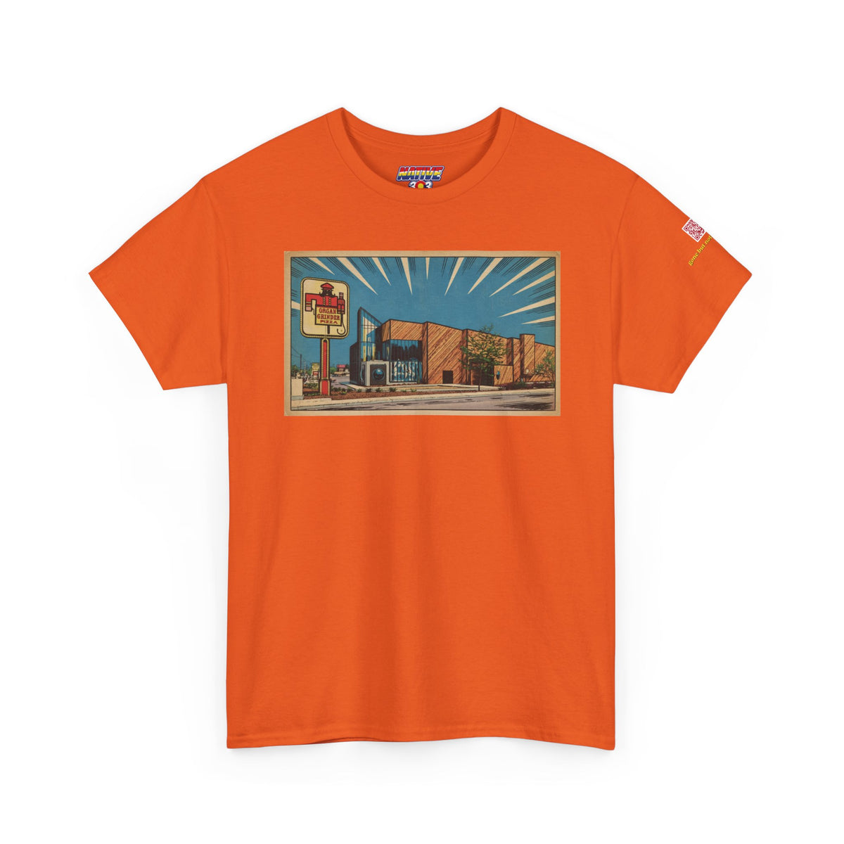 Organ Grinder comic style - vintage Denver gear