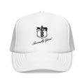 Broker Restaurant Trucker Hat — Vintage Sailboat Foam Cap