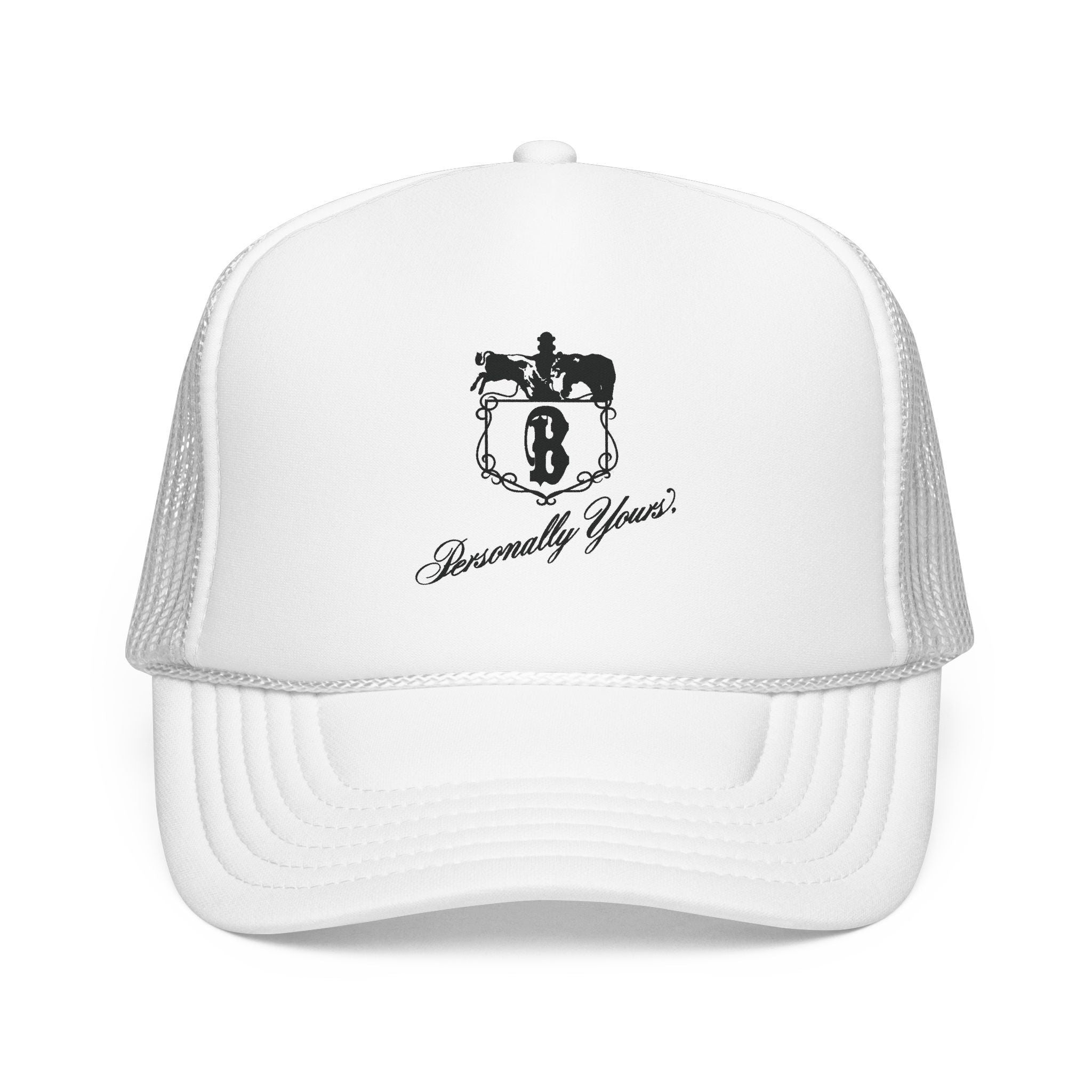 Broker Restaurant Trucker Hat — Vintage Sailboat Foam Cap