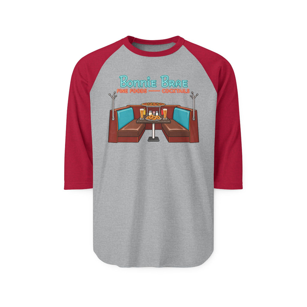 BONNIE BRAE BOOTH| Retro Baseball Tee