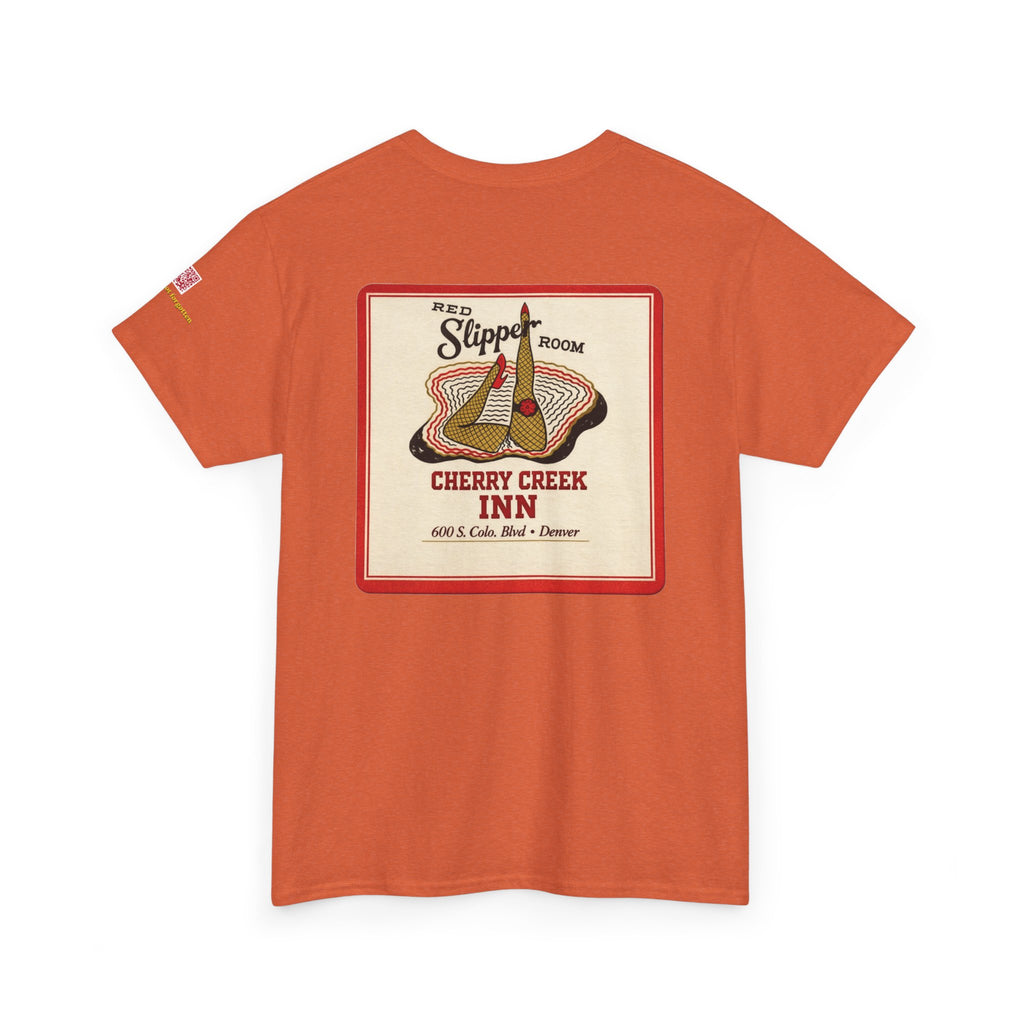 CHERRY CREEK INN - RED SLIPPER - vintage Denver gear