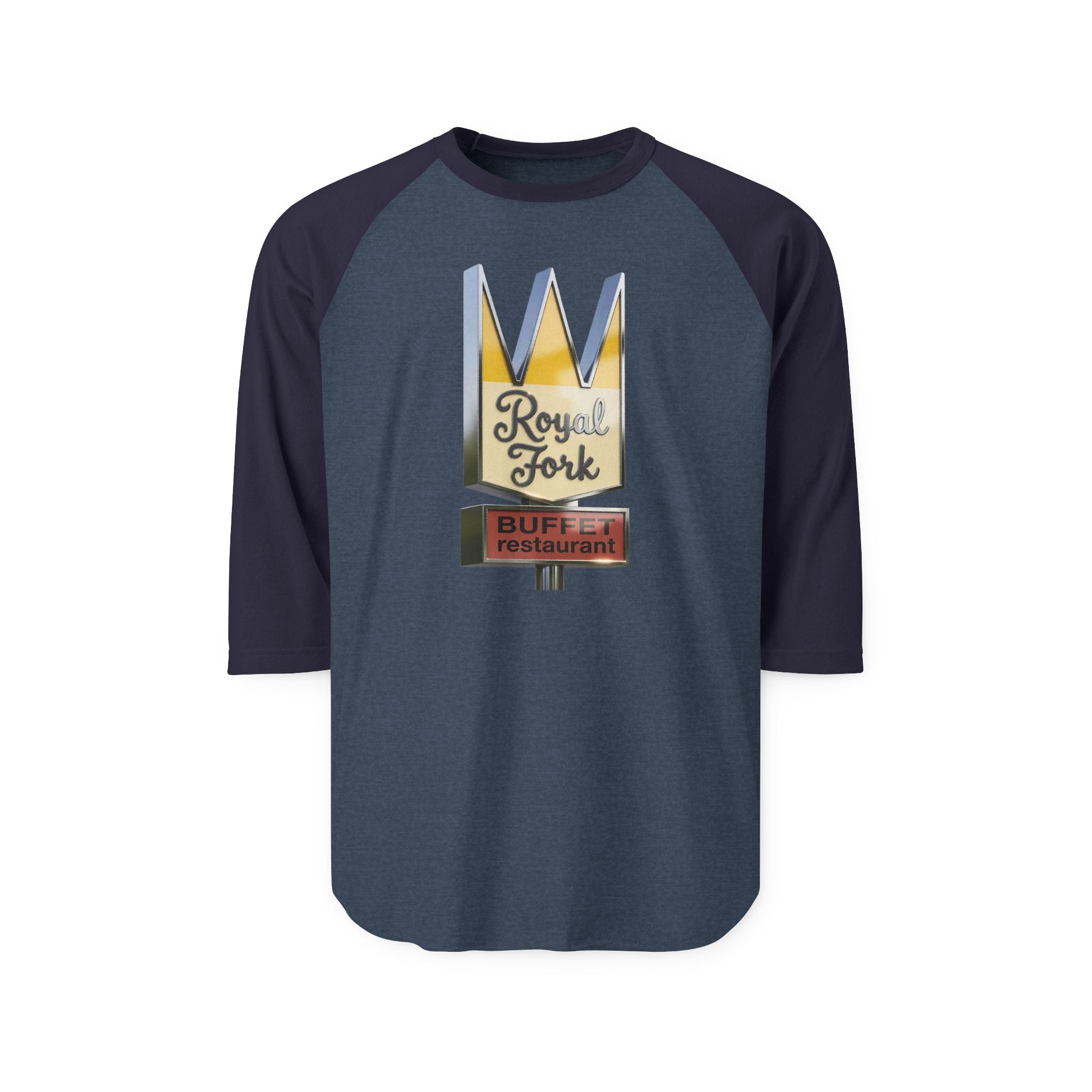 ROYAL FORK Restaurant| Retro Baseball Tee