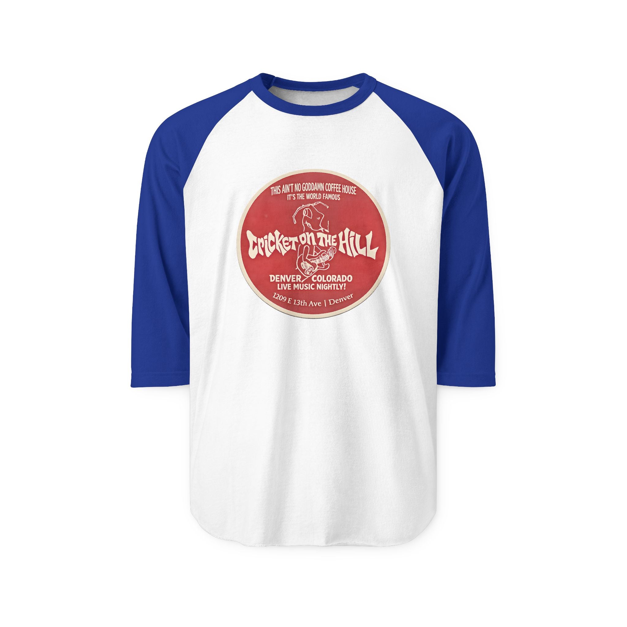 CRICKET ON THE HILL | Retro Baseball Tee