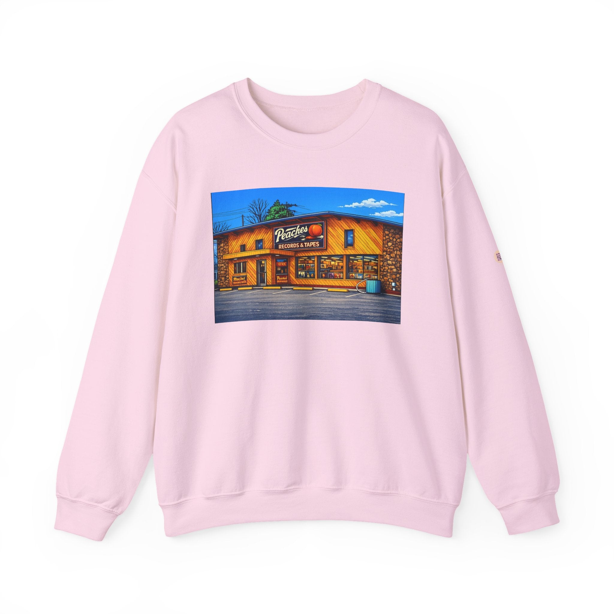 Peaches Records and Tapes (comic style)| Native303 Sweatshirt