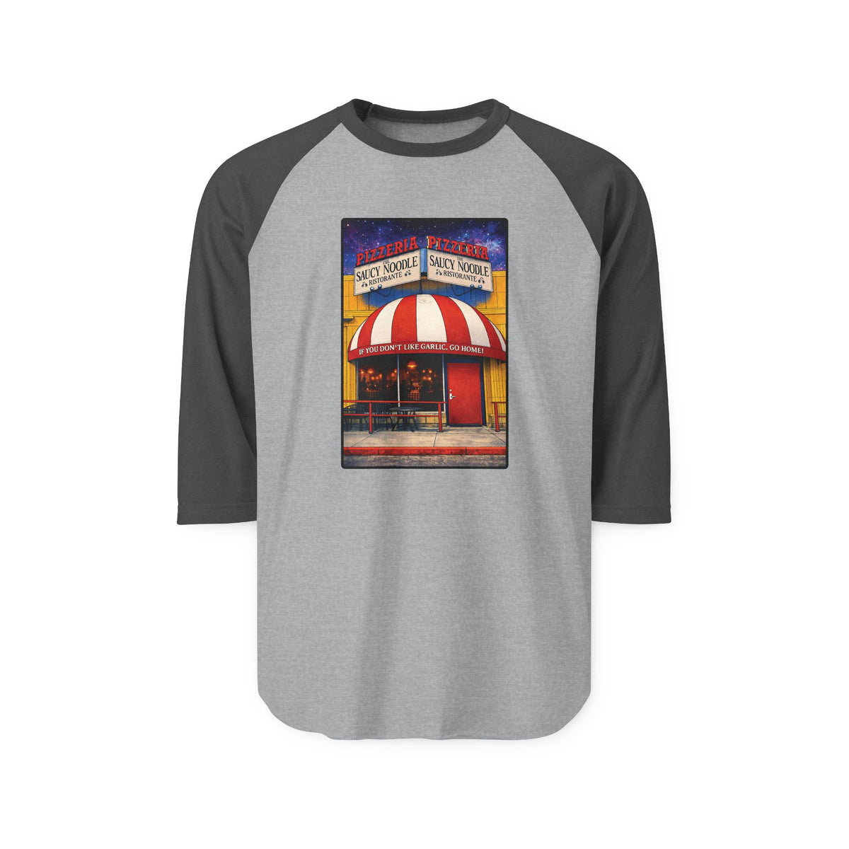 SAUCY NOODLE | Retro Baseball Tee