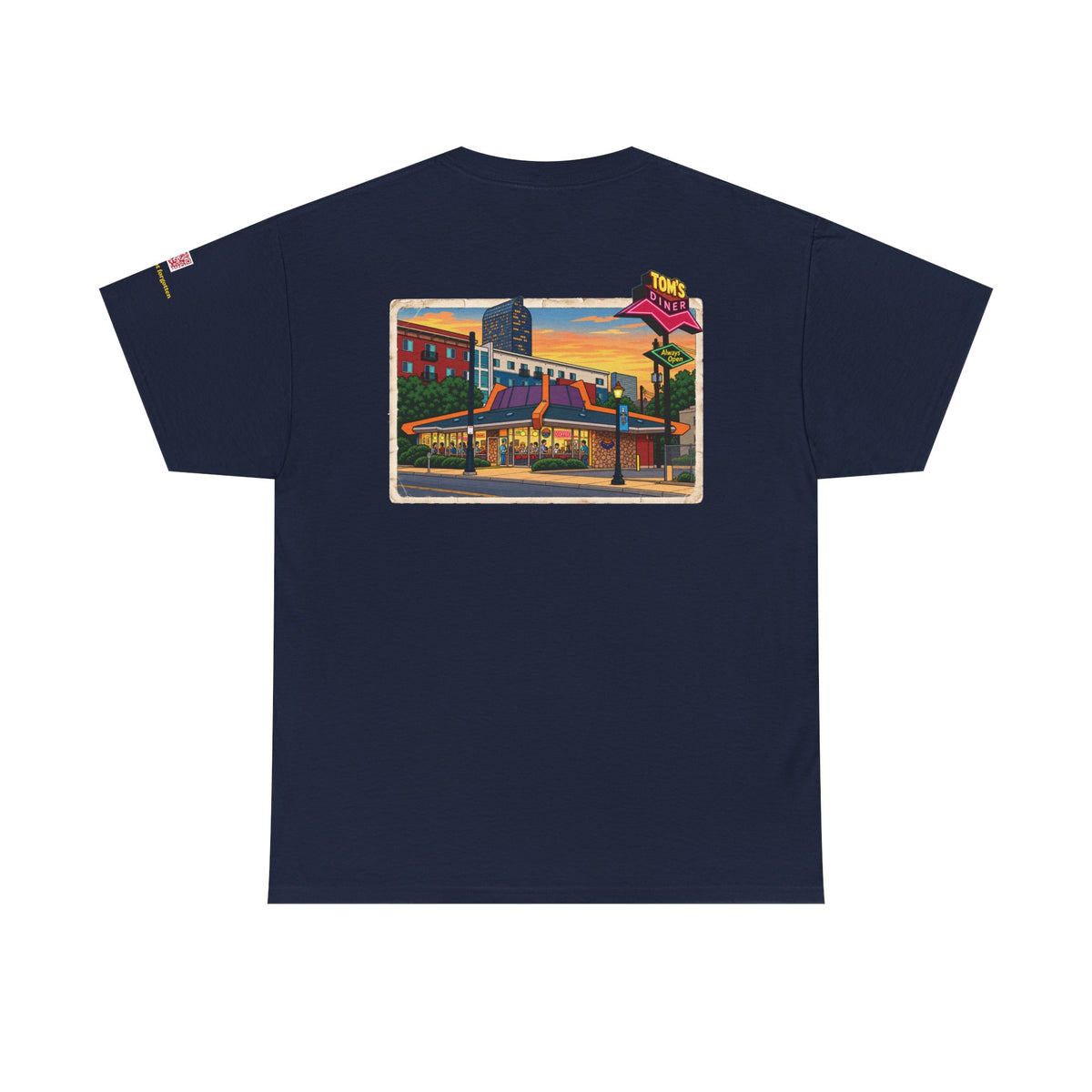 TOM'S DINER cartoon style - vintage Denver gear