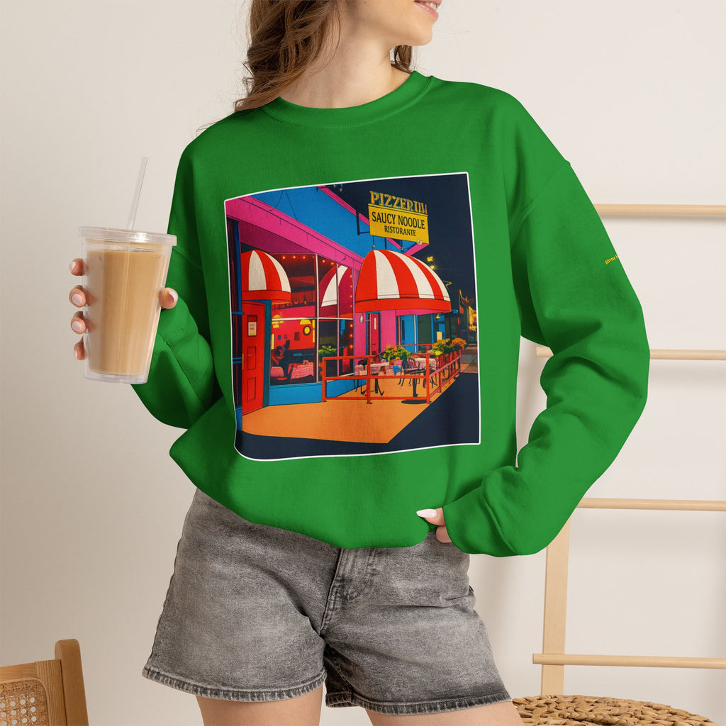 Saucy Noodle pop art comics style  | Native303 Sweatshirt