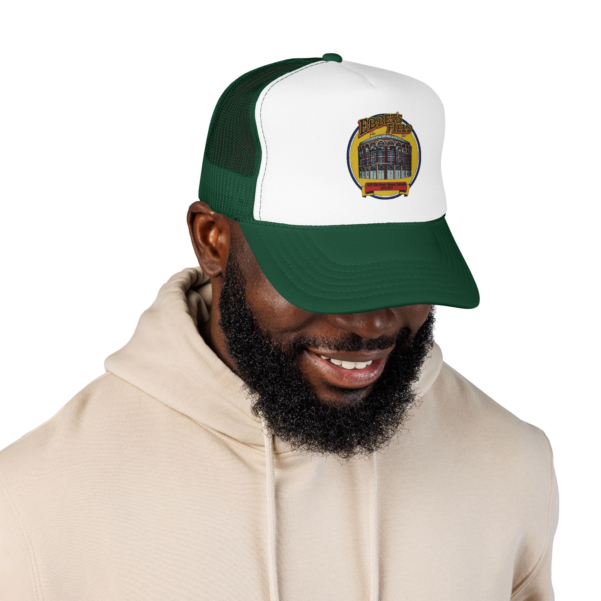 Ebbet's Field Trucker Hat — Vintage Sailboat Foam Cap