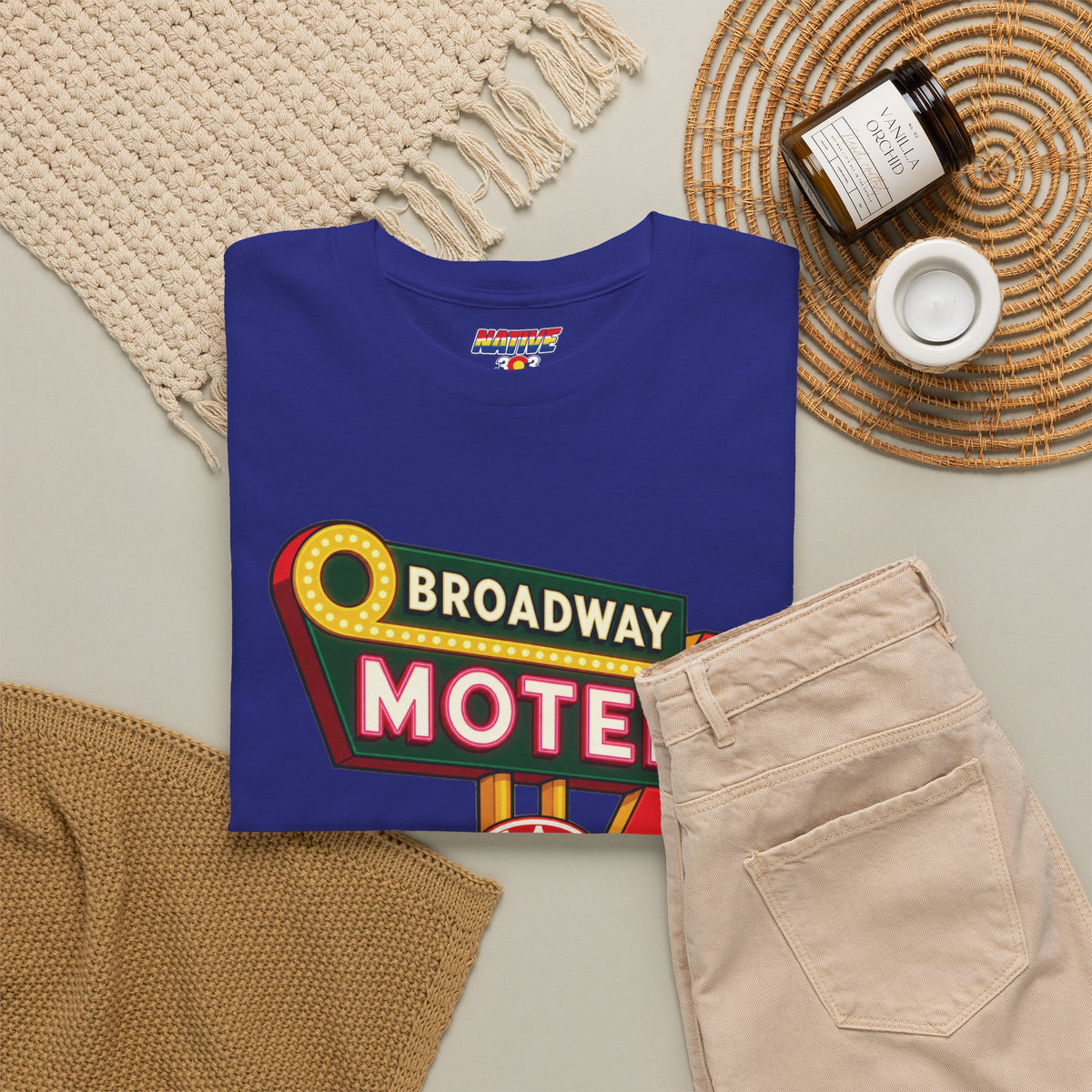 Broadway Motel sign - vintage Denver gear