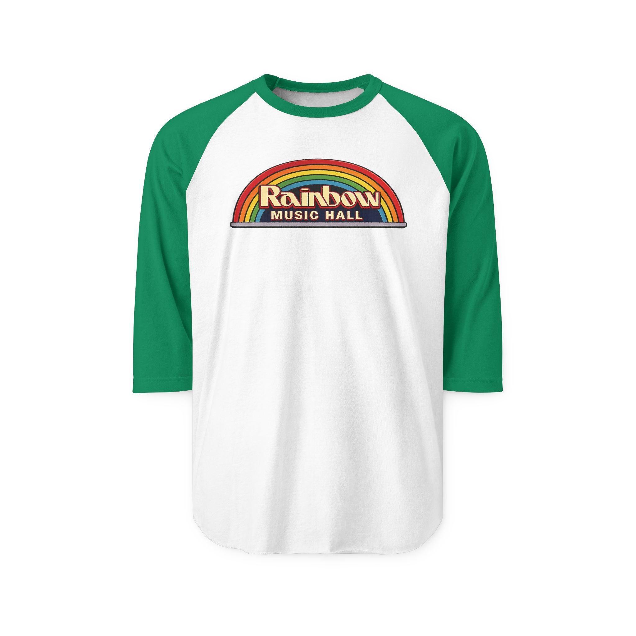 RAINBOW MUSIC HALL | Retro Baseball Tee