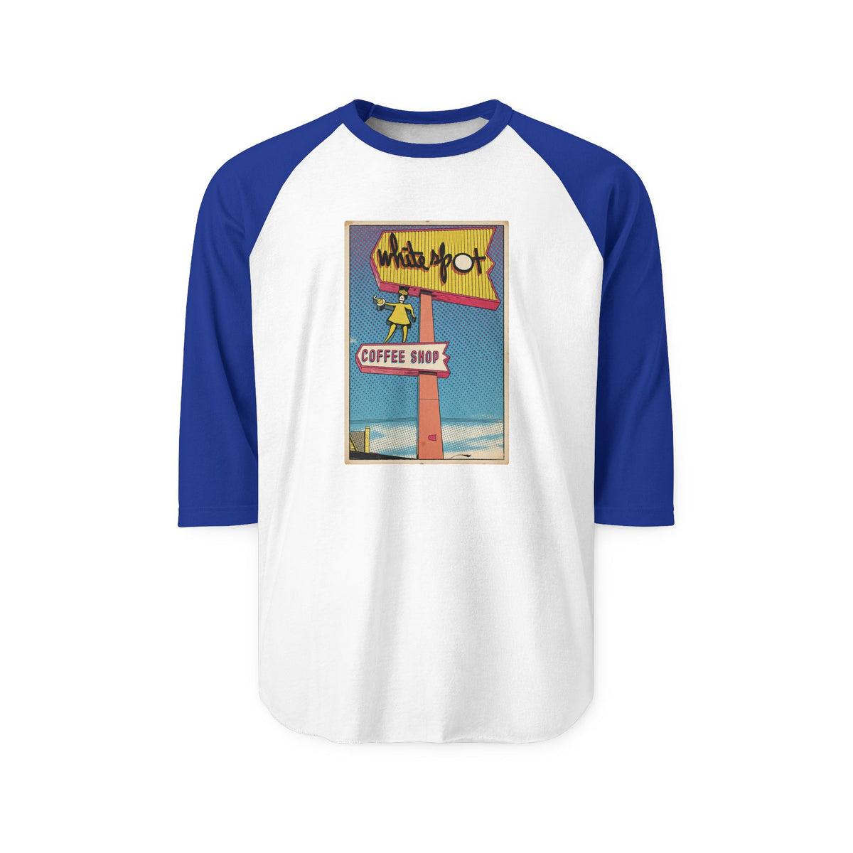 WHITE SPOT SIGN | Retro Baseball Tee
