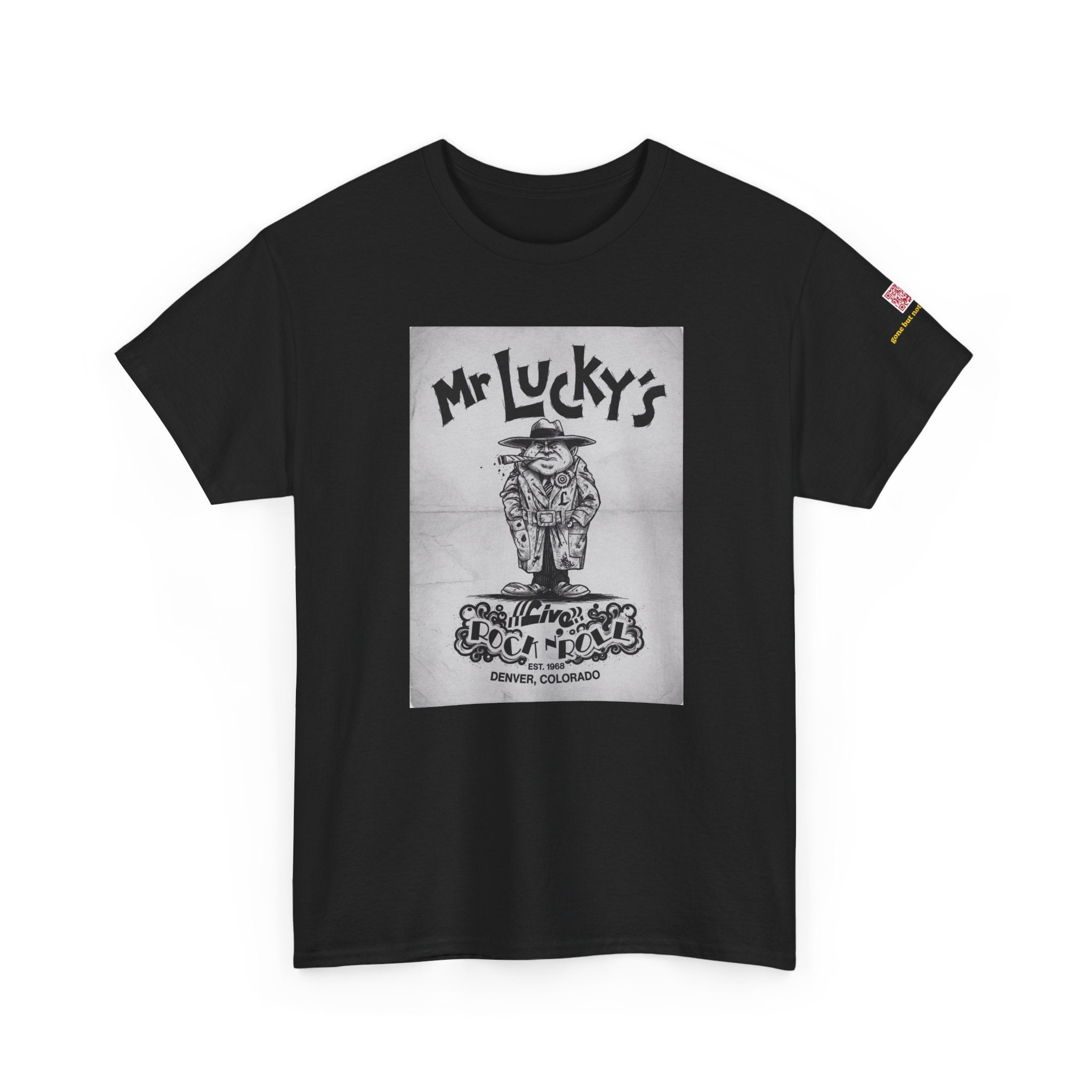 Mr Luckys B/W flyer - vintage Metro Denver gear