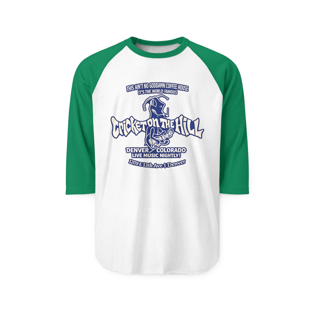 CRICKET ON THE HILL - Baseball Shirt