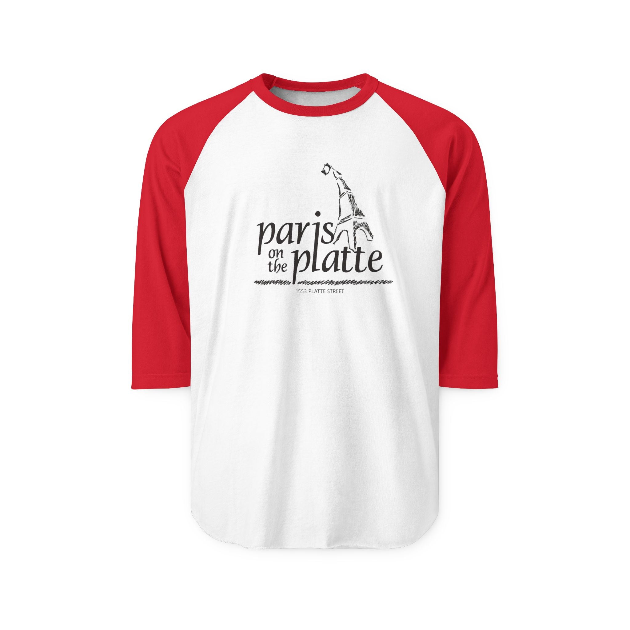 PARIS ON THE PLATTE | Retro Baseball Tee