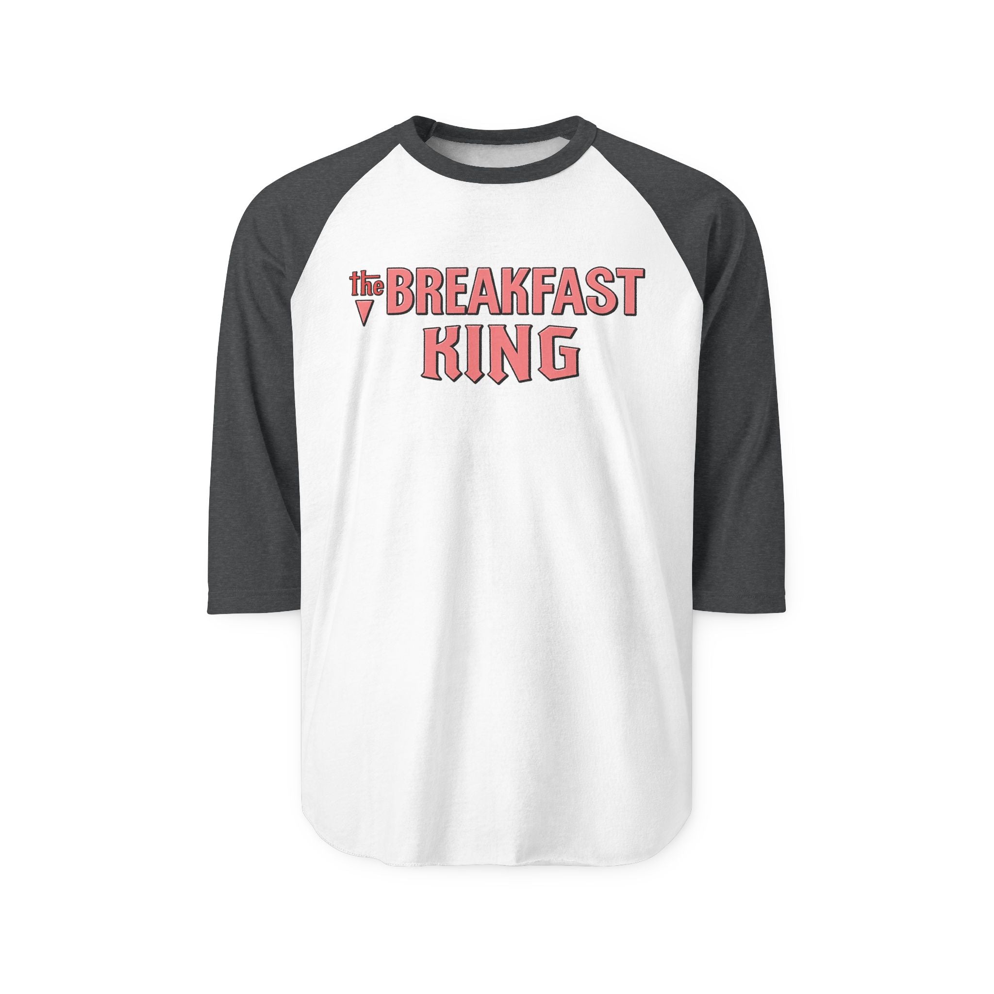 BREAKFAST KING | Retro Baseball Tee