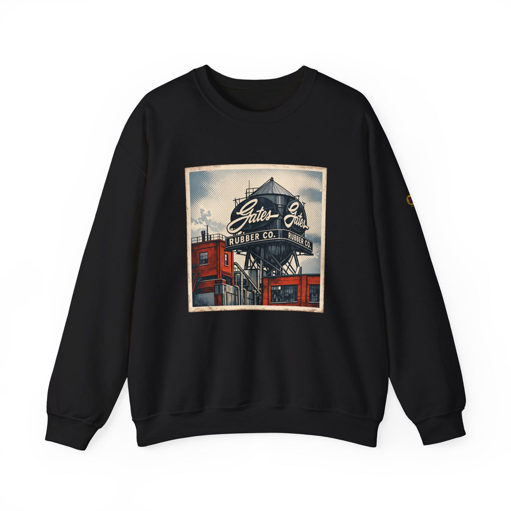 Gate's Rubber Company water tower | Native303 Sweatshirt